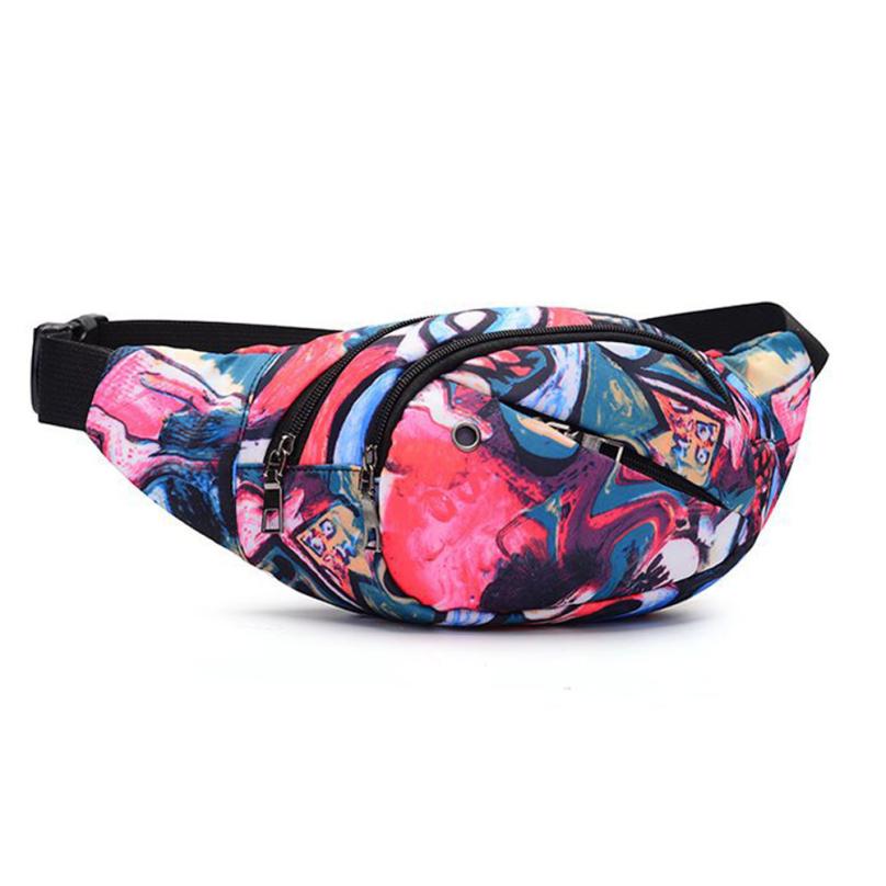 Unisex Printed Waist Bag