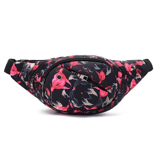 Unisex Printed Waist Bag