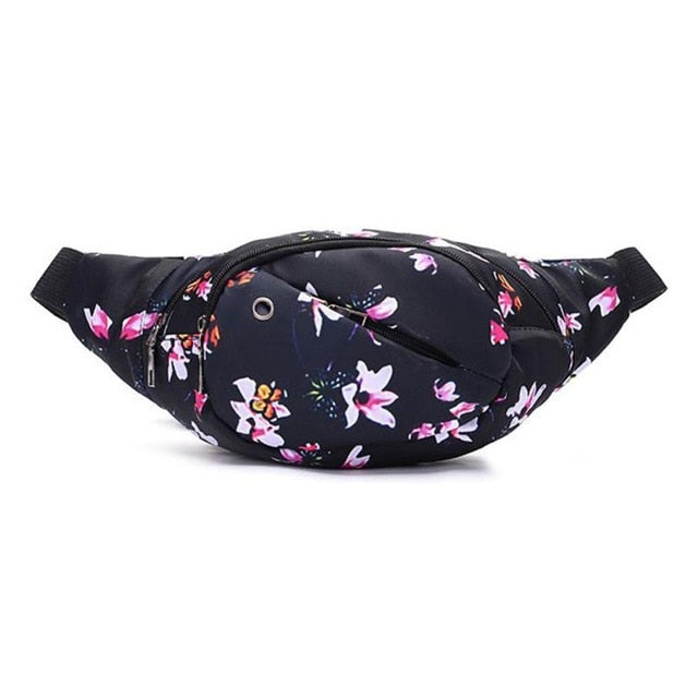 Unisex Printed Waist Bag