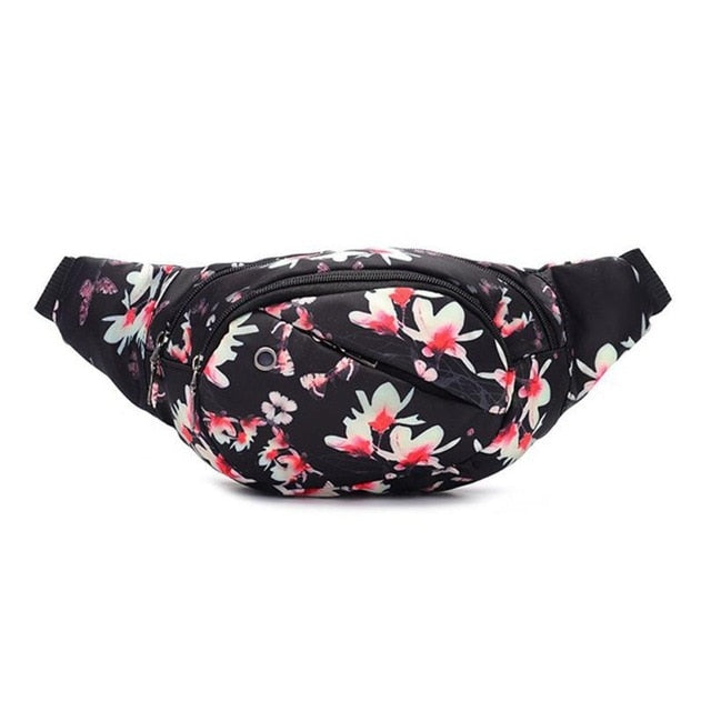 Unisex Printed Waist Bag