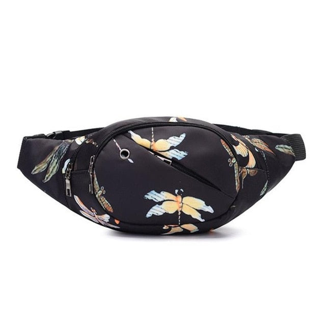 Unisex Printed Waist Bag