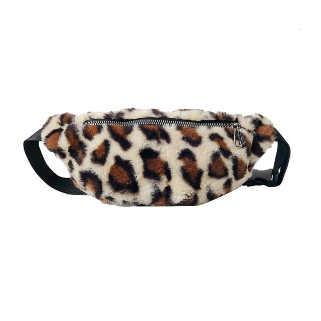 Women Leopard Print Waist Bag