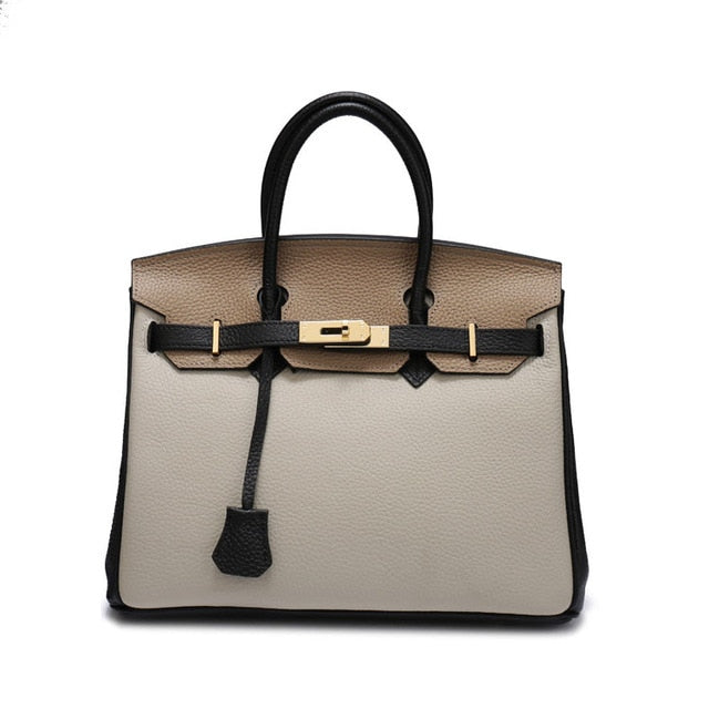 Women Luxury Leather Panelled Shoulder Bag